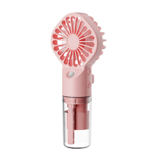 Strong Power Spray Humidification Small Mist Fan Humidification Usb Charging Portable Fan Icy And Refreshing Fan Water Supplement - Image 9