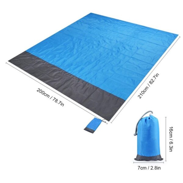 Portable Waterproof Picnic Mat Beach Mat Pocket Blanket - Image 4