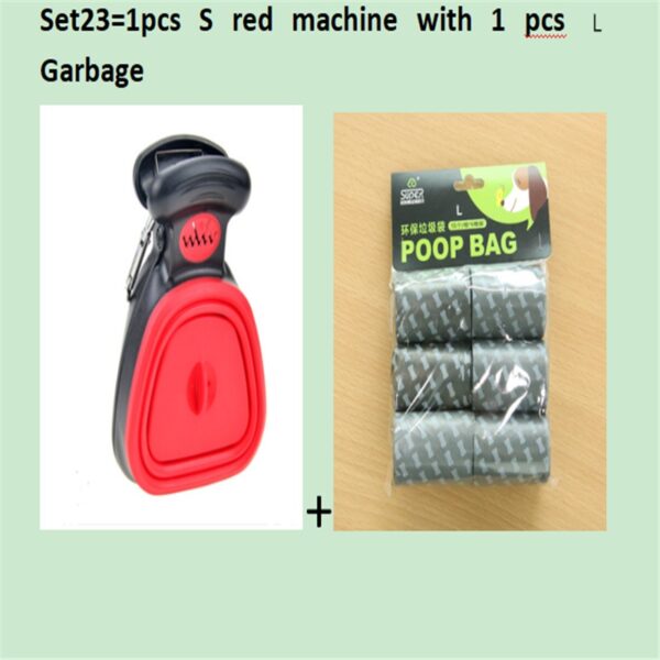 Dog Pet Travel Foldable Pooper Scooper With 1 Roll Decomposable bags Poop Scoop Clean Pick Up Excreta Cleaner Epacket Shipping - Image 3