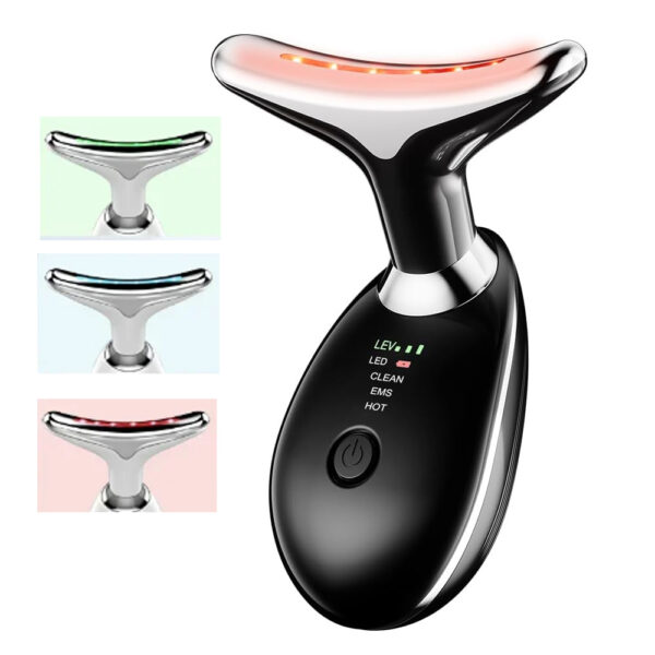 Neck Face Massager Skin Care Facial Massage Device With 3 Color Modes For Skin Rejuvenation Face Sculpting Tool For Double Chin - Image 6