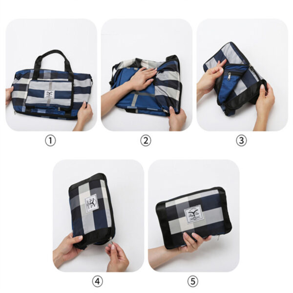 Foldable Travel Duffel Bag Fitness Gym Waterproof Dry And Wet Separation Bag Sports - Image 5