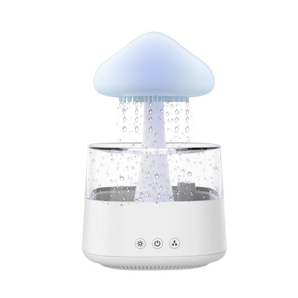 New Arrival Rain Cloud Humidifier Rain Drip Aromatherapy Essential Oil Air Diffuser 450ml 7 Colors Mushroom Humidifier - Image 7