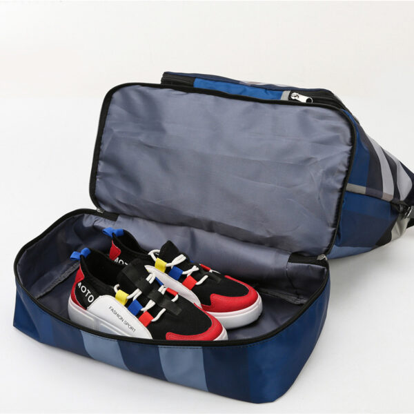 Foldable Travel Duffel Bag Fitness Gym Waterproof Dry And Wet Separation Bag Sports - Image 8