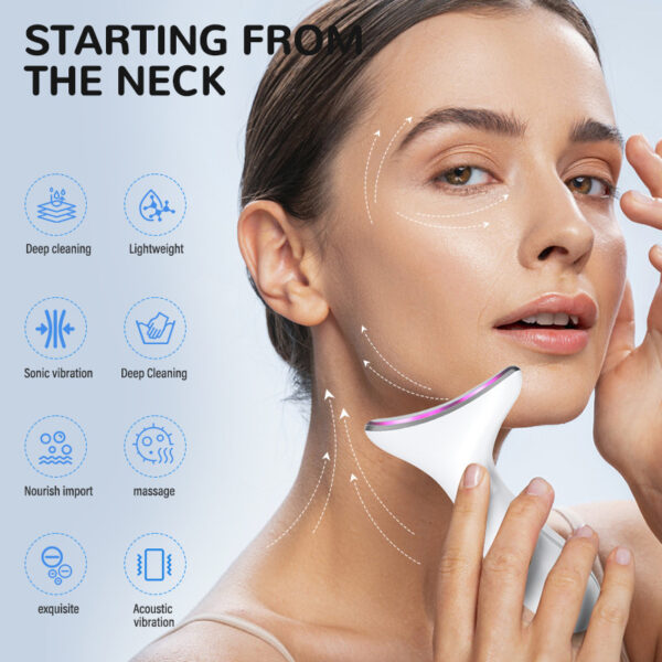 EMS Color Light Multifunctional Face Neck Beauty Apparatus - Image 3