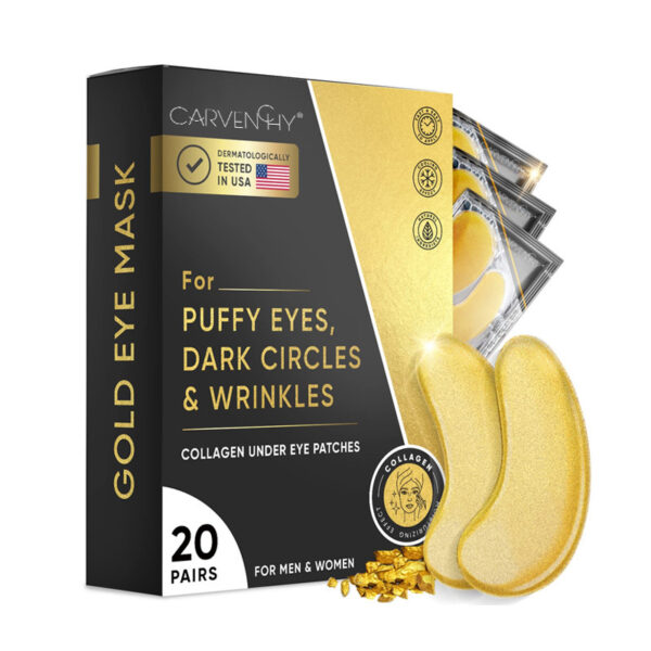 Eye Bag Removal Wrinkle Lifting And Tightening 24K Gold Eye Mask Patch - Image 8