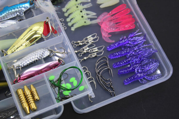 Fishing Gear Sequined Soft Bait Set - Image 7