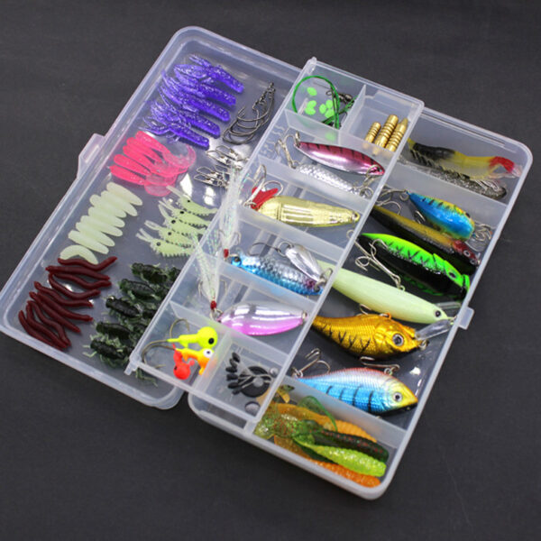 Fishing Gear Sequined Soft Bait Set - Image 6