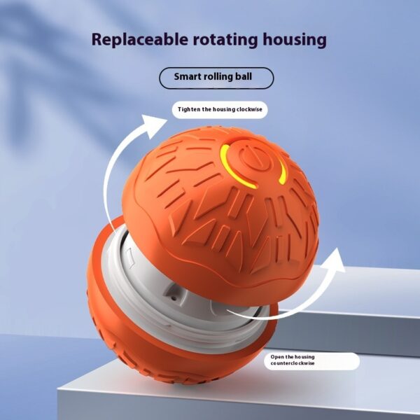 Pets Electric Jumping Ball Automatic Dog-teasing Luminous Pet Products Pets Dogs Training Products Ball Toys For Dogs Resistance - Image 2