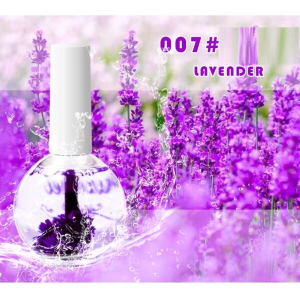 Nail Beauty Dried Flowers Nutrition Nail Treatment Oil Anti-agnail Nail Edge Moisturizing Nail Base Coat Natural Dried Flower Nutrient Solution - Image 5