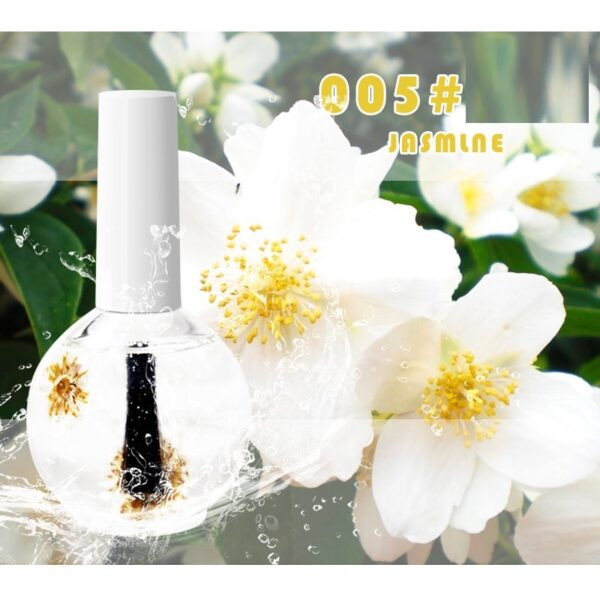 Nail Beauty Dried Flowers Nutrition Nail Treatment Oil Anti-agnail Nail Edge Moisturizing Nail Base Coat Natural Dried Flower Nutrient Solution - Image 9