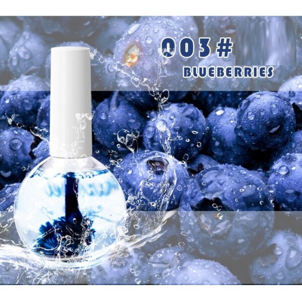 Nail Beauty Dried Flowers Nutrition Nail Treatment Oil Anti-agnail Nail Edge Moisturizing Nail Base Coat Natural Dried Flower Nutrient Solution - Image 2